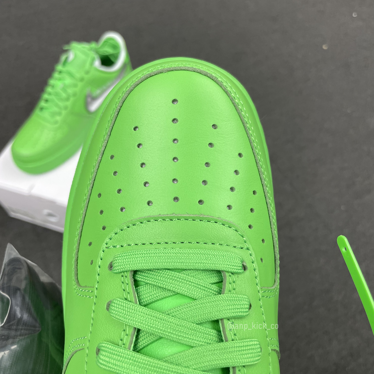 Off White Nike Air Force 1 Low Light Green (4) - www.newkick.vip